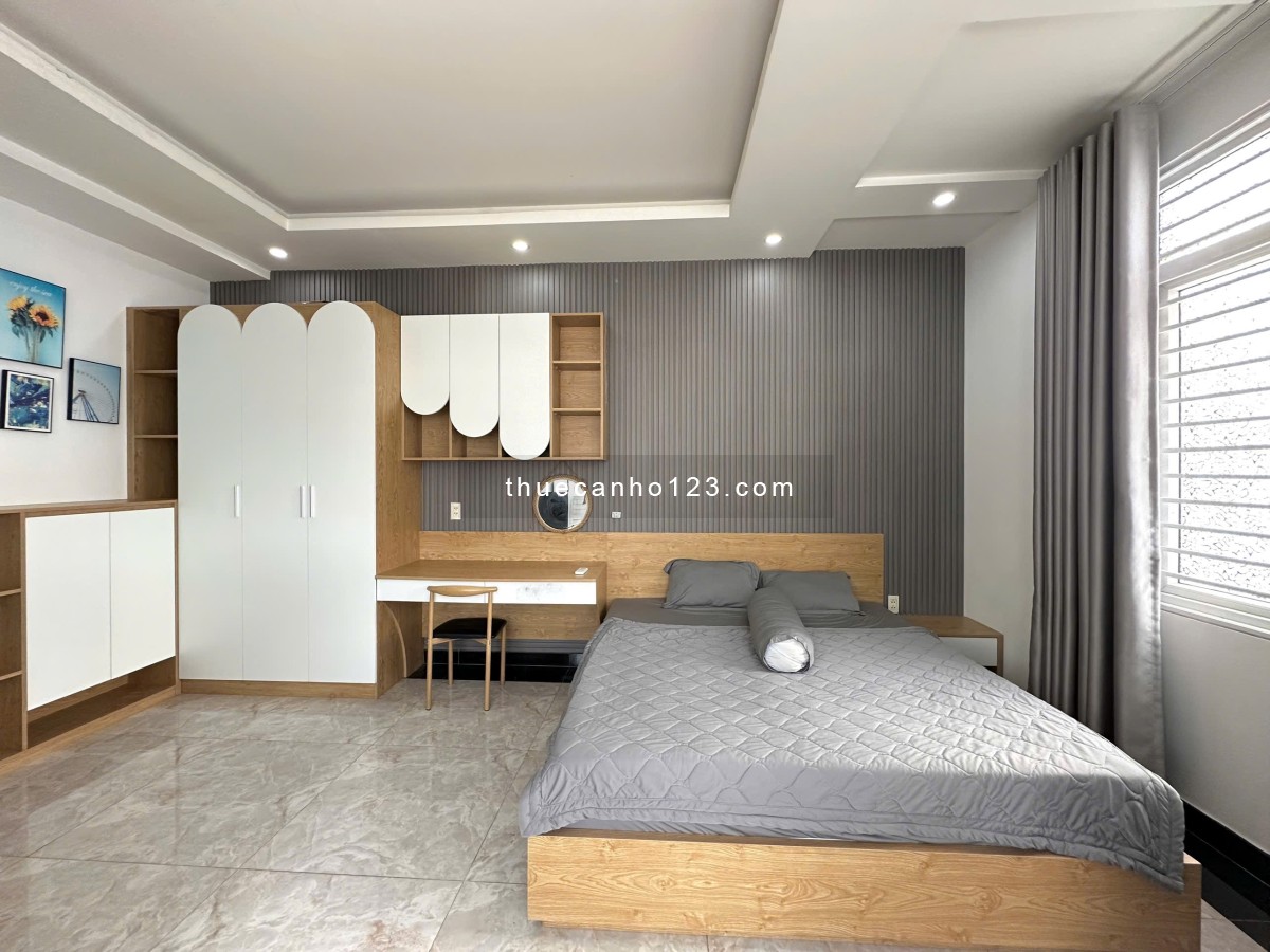 Căn hộ 1pn tách bếp máy giặt riêng full nội thất gần quận 3, ngã tư bảy hiên, bv thống nhất tân bình