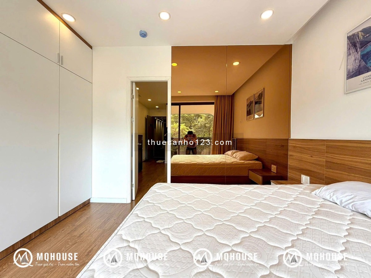 Cho thuê căn hộ 1 Phòng ngủ 50m2 ban công full nội thất gần công viên Gia Định Tân Bình