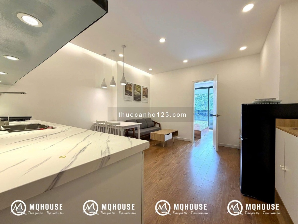 Cho thuê căn hộ 1 Phòng ngủ 50m2 ban công full nội thất gần công viên Gia Định Tân Bình