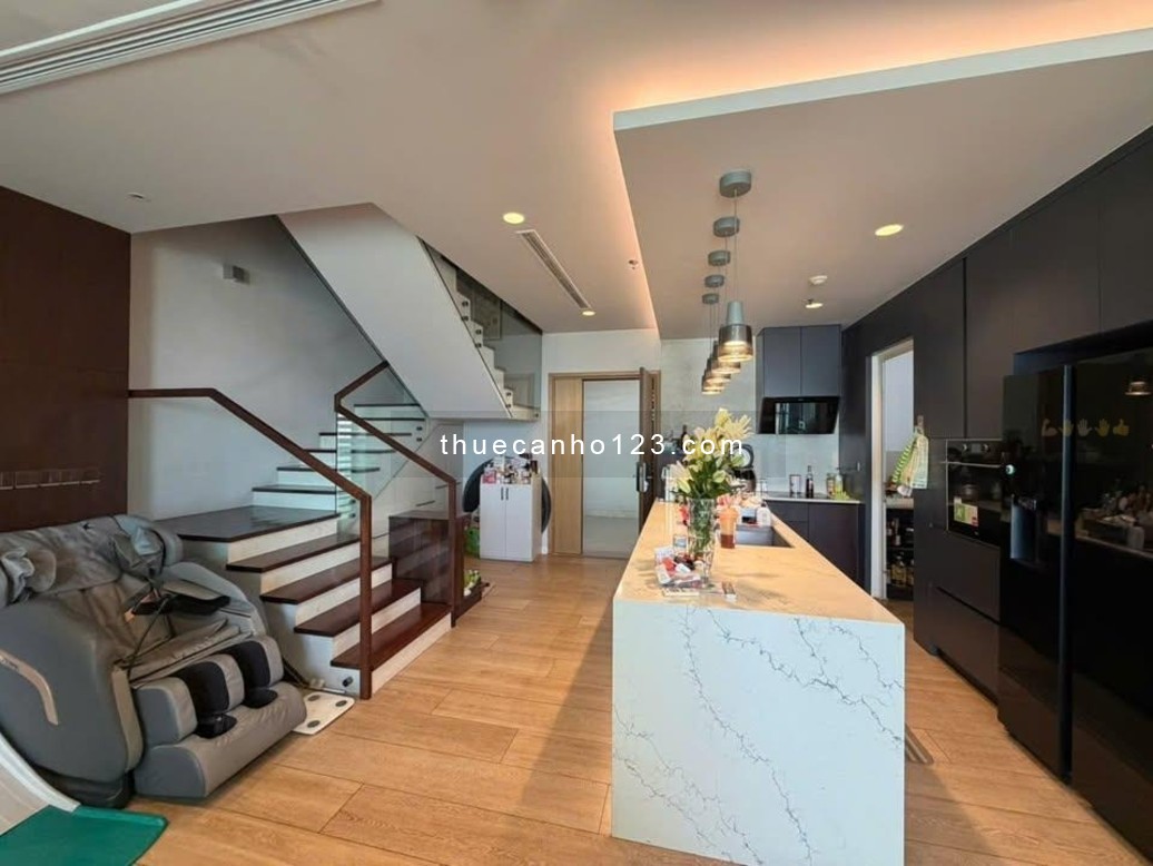 Sadora Thủ Thiêm cho thuê duplex 4PN cao cấp, full đồ, 80 triệu