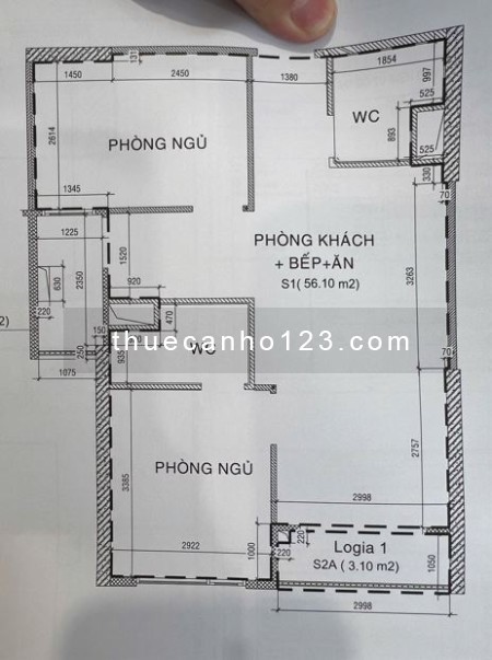 Cho thuê căn hộ GH2.14.2 – cách Mega Mall chỉ 20m