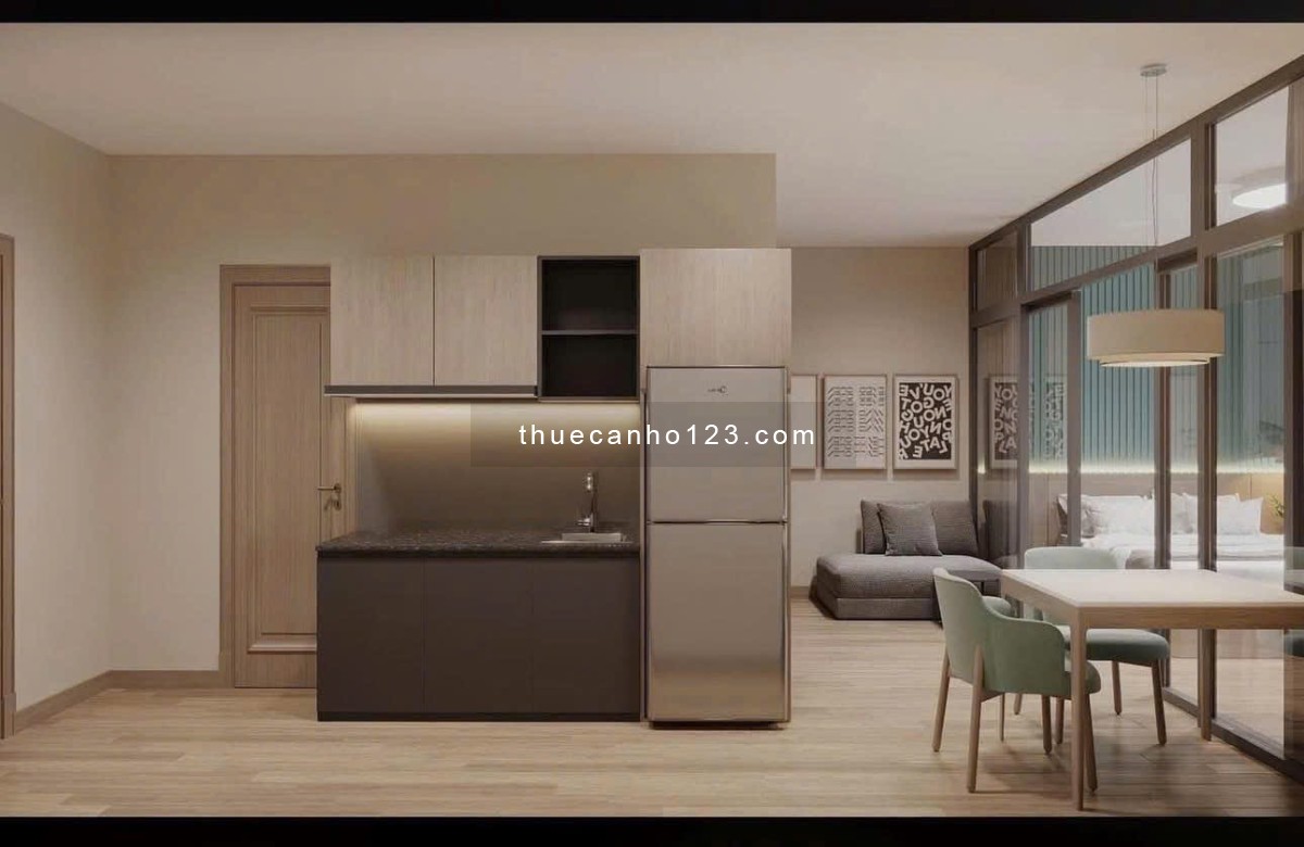 Cho thuê căn hộ 1 phòng ngủ Tân Bình full nội thất cửa sổ ngay vòng xoay Lăng Cha Cả