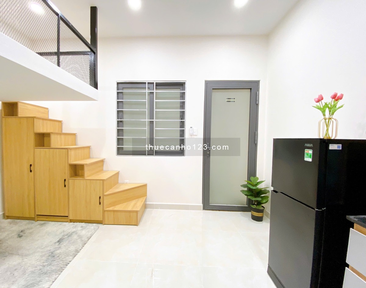 CHO THUÊ CĂN HỘ DUPLEX FULL NỘI THẤT GẦN ĐẠI HỌC VĂN HIẾN NGAY QUẬN TÂN BÌNH