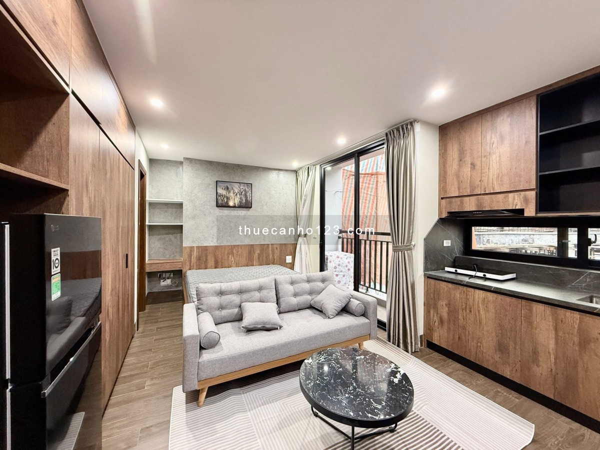 Studio ban công full nội thất gần sân bay, cv hoàng văn thụ, khu k300, quận tân bình