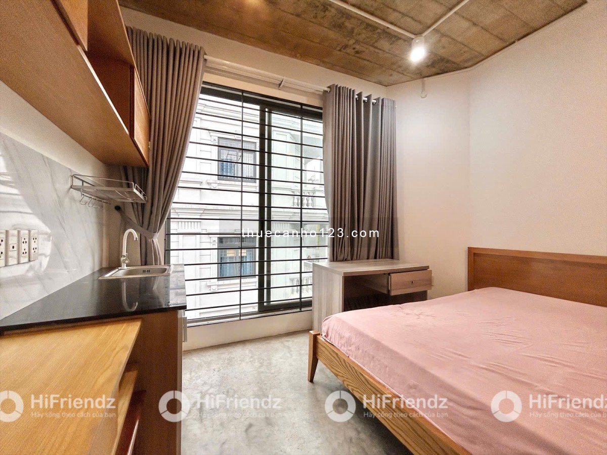 Studio cửa sổ lớn rộng 40m2 full nội thất gần sân bay, etown, lăng cha cả trung tâm quận tân bình
