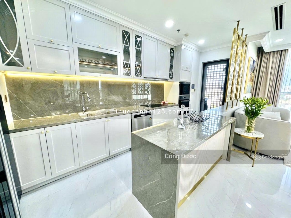 Cho thuê căn hộ Saigon Pearl, 100m², bố trí 3 phòng ngủ – 2 WC, view thoáng đẹp