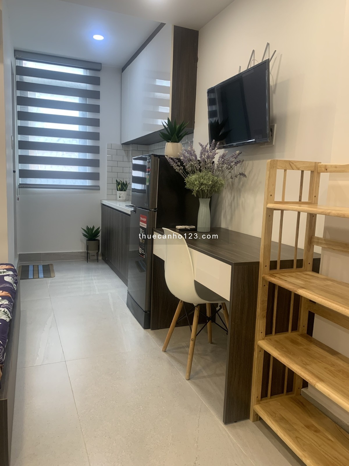 Cho thuê căn hộ Studio Cửa sổ Sạch sẽ như hình Q1 gần chợ Bến Thành, cầu Ông Lãnh, cầu Calmette