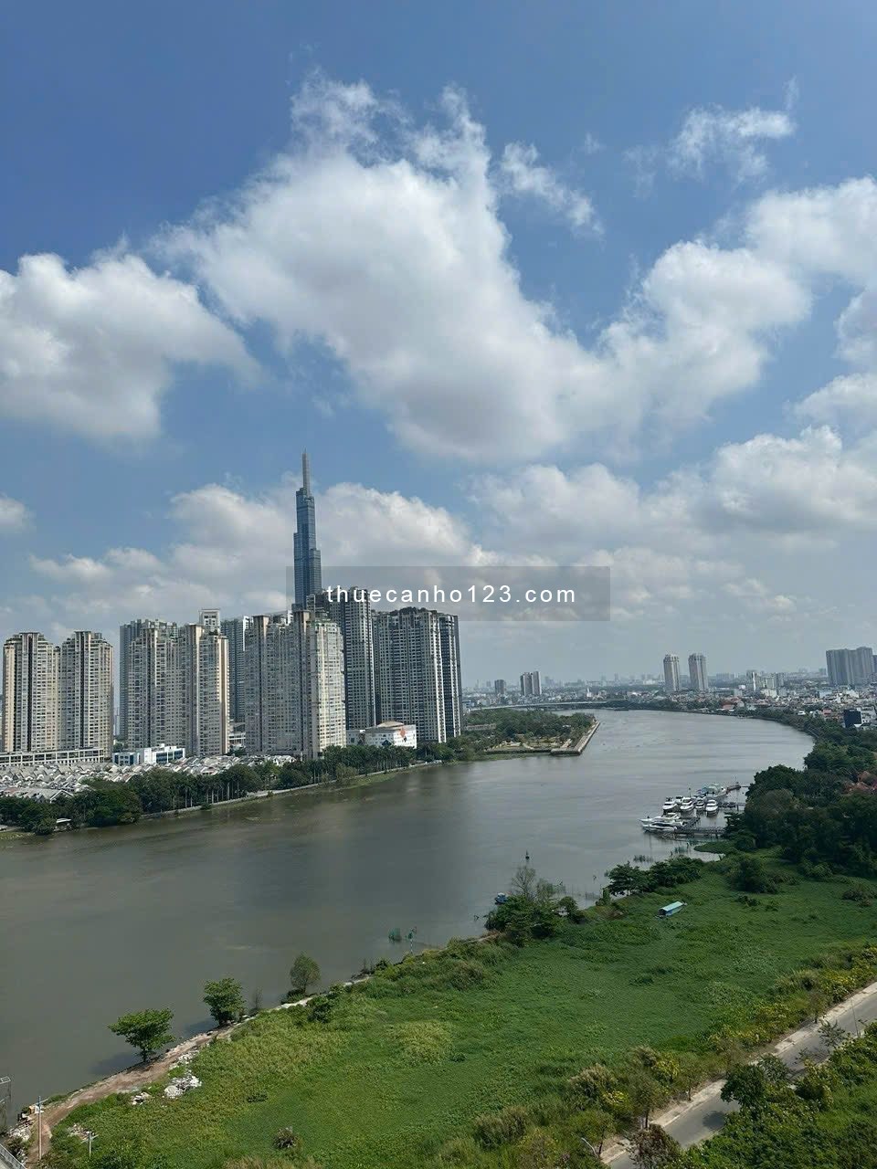 The River Thủ Thiêm – Căn 3PN full nội thất, view sông – Thang máy riêng tư