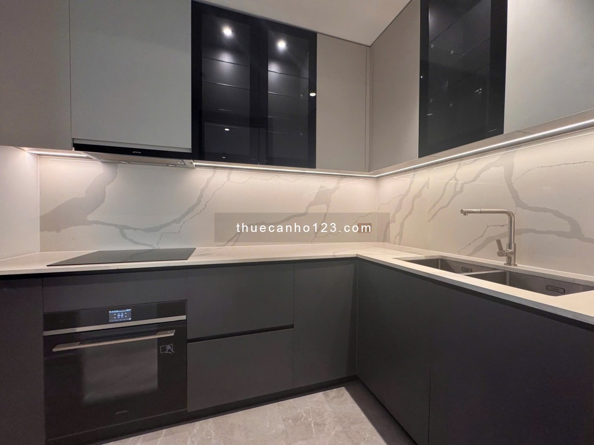 Cho thuê căn hộ Crest Metropole Thủ Thiêm 3PN 129m² view sông 70 triệu/ tháng