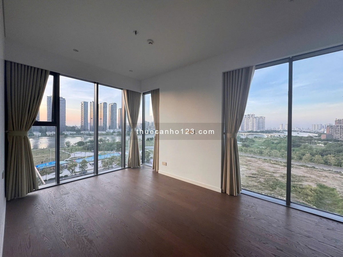 Cho thuê căn hộ Crest Metropole Thủ Thiêm 3PN 129m² view sông 70 triệu/ tháng