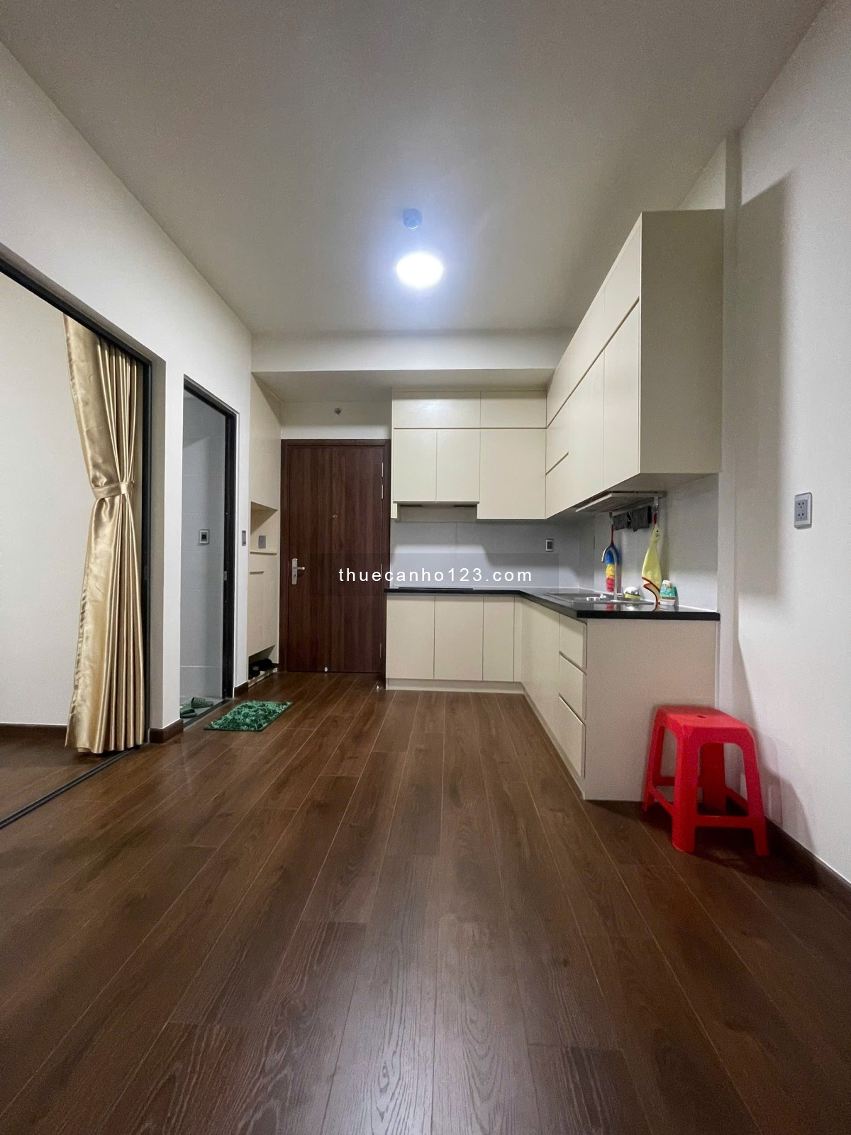 Cho thuê căn hộ ehome Southgate 1PN tầng cao nhất, có thể thiết kế thêm phòng ngủ nhỏ - view trường