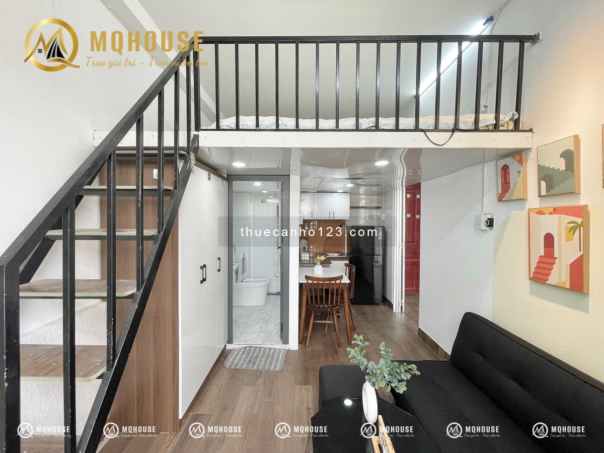 Cho thuê căn hộ duplex Tân Bình, gần sân bay Tân Sơn Nhất ,K300 ,Etown