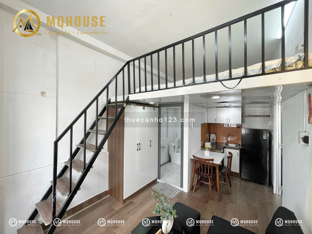 Cho thuê căn hộ duplex Tân Bình, gần sân bay Tân Sơn Nhất ,K300 ,Etown