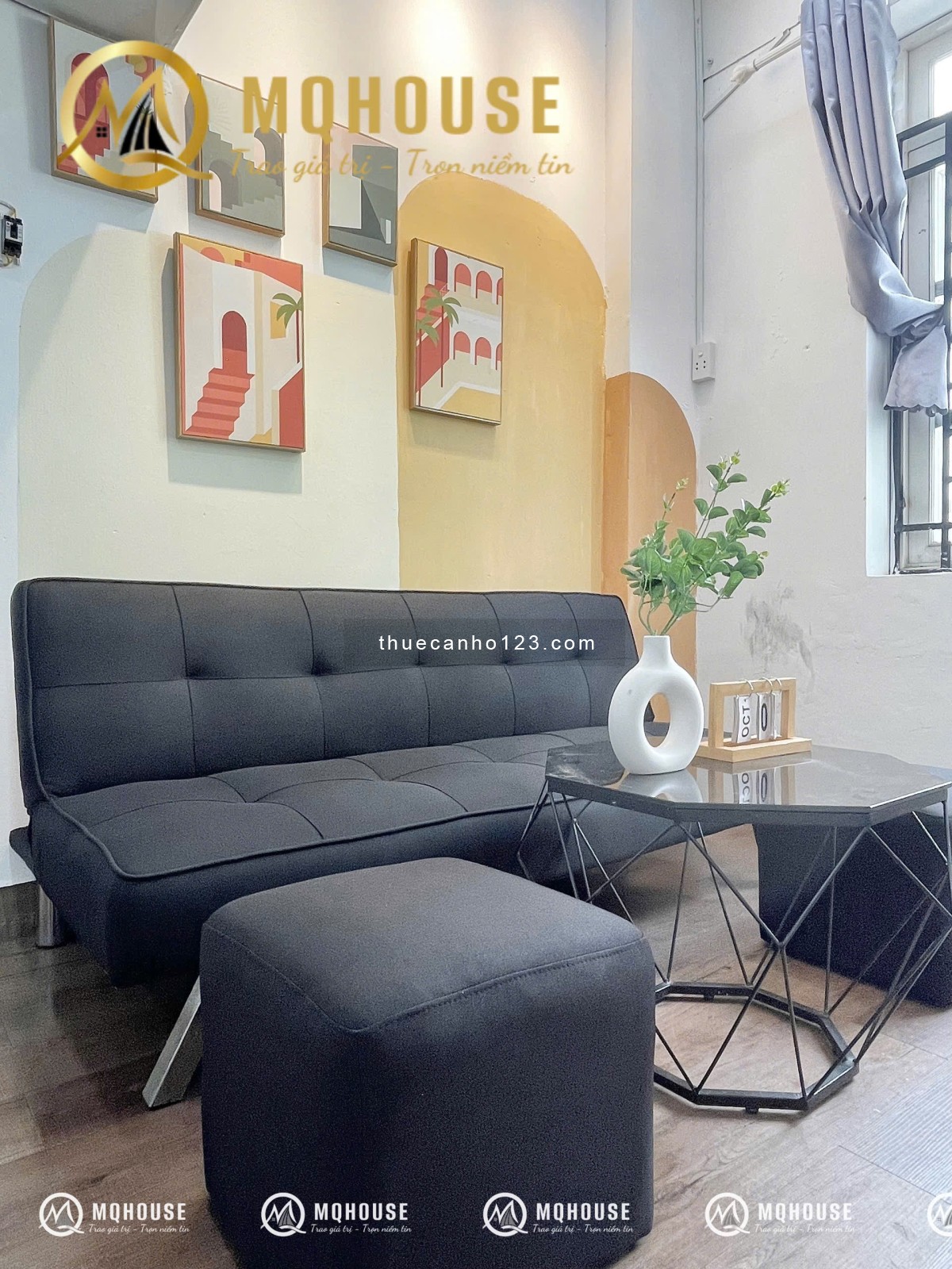 Cho thuê căn hộ duplex Tân Bình, gần sân bay Tân Sơn Nhất ,K300 ,Etown