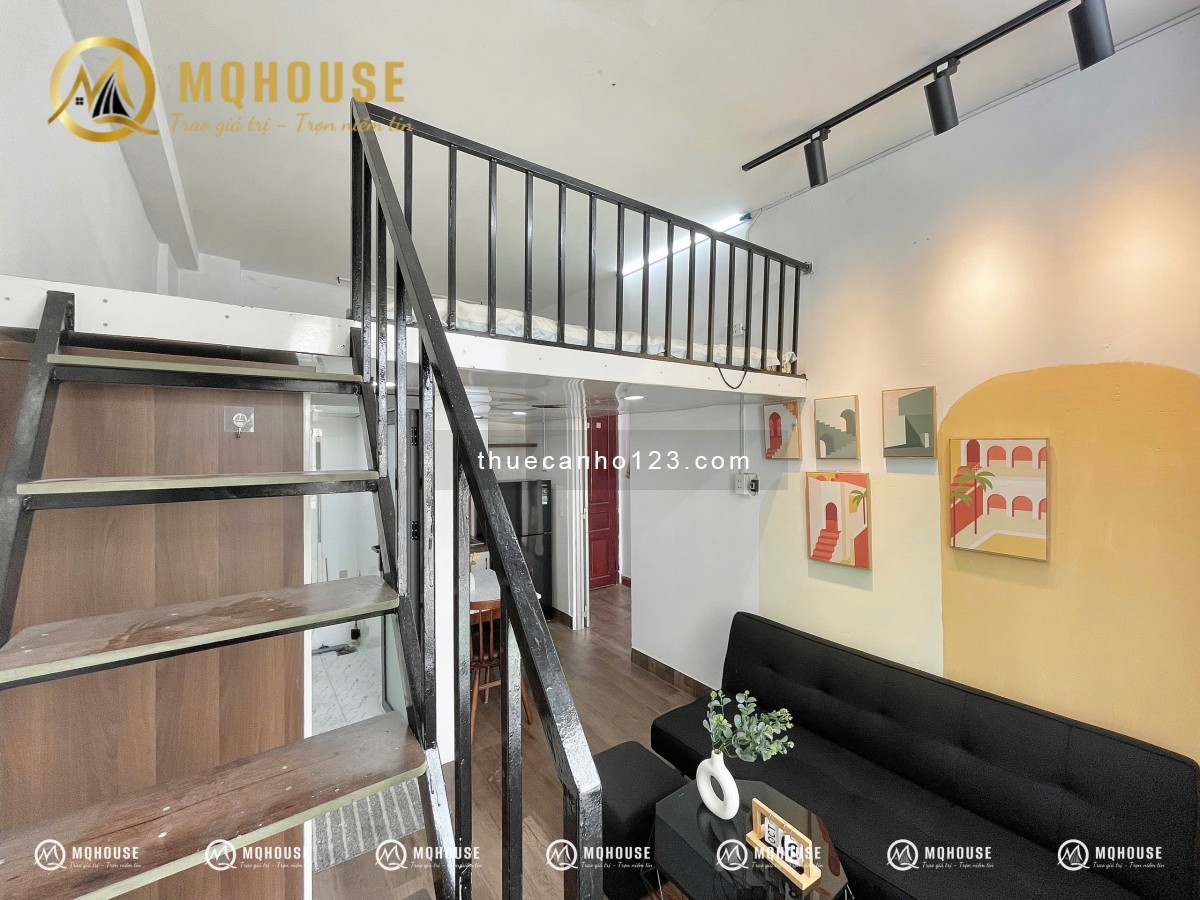 Cho thuê căn hộ duplex Tân Bình, gần sân bay Tân Sơn Nhất ,K300 ,Etown