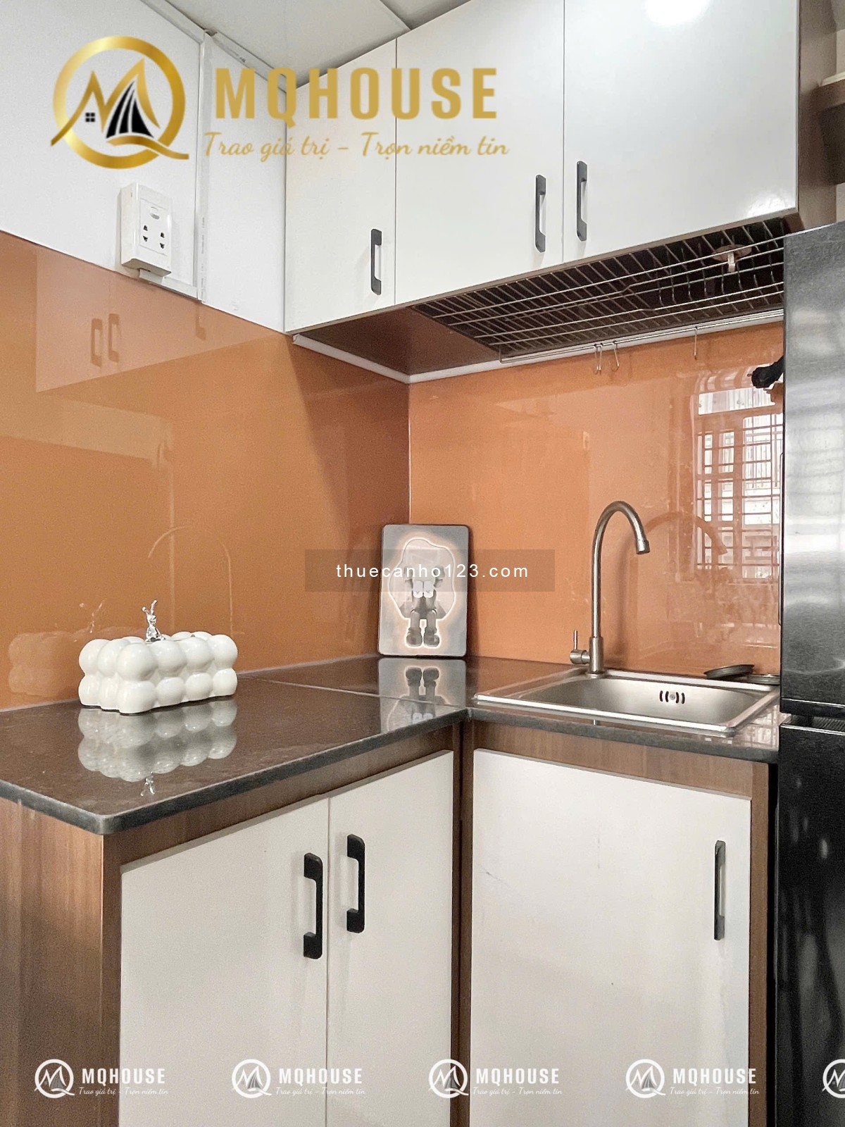 Cho thuê căn hộ duplex Tân Bình, gần sân bay Tân Sơn Nhất ,K300 ,Etown