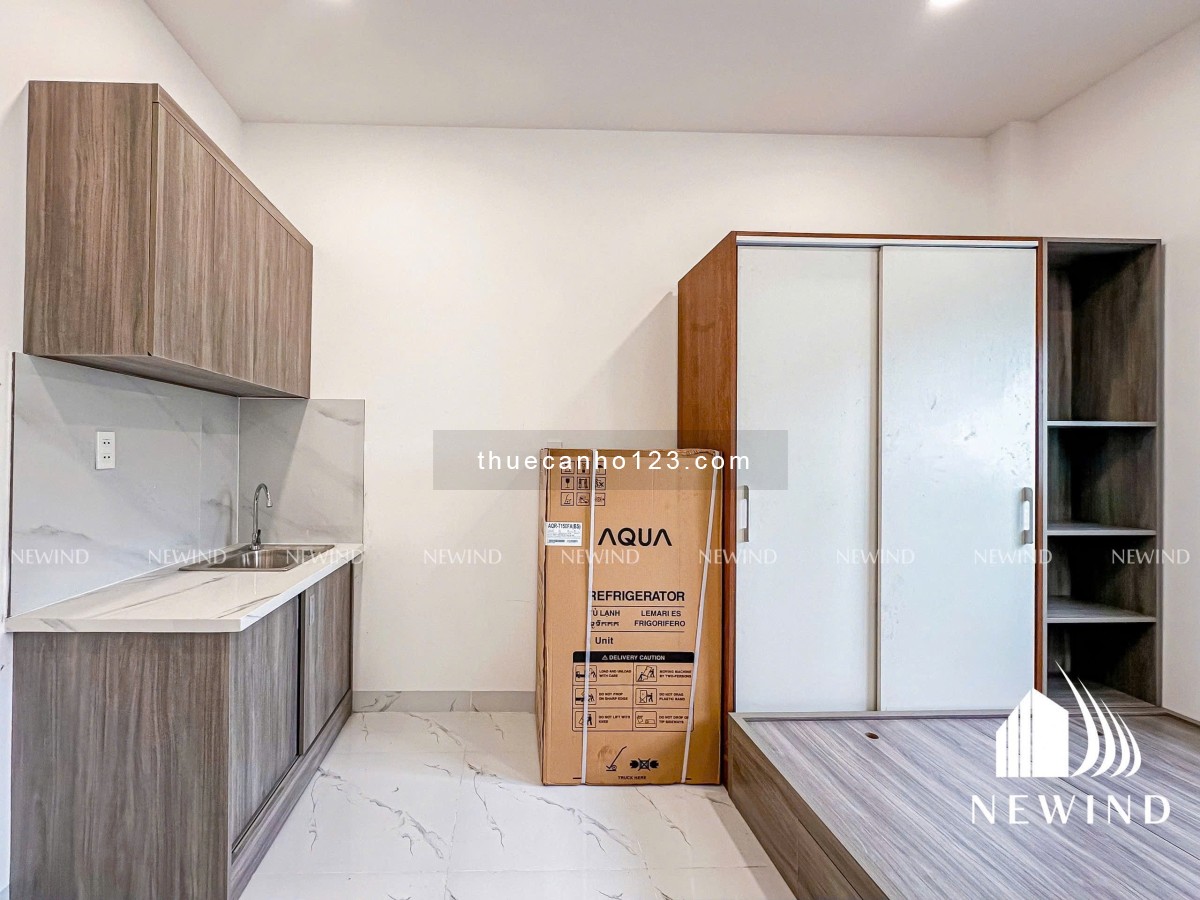 Cho thuê phòng trọ Studio cửa sổ trời, gần cầu Kênh Tẻ, ĐH Nguyễn Tất Thành, ĐH Luật, cầu Calmette…