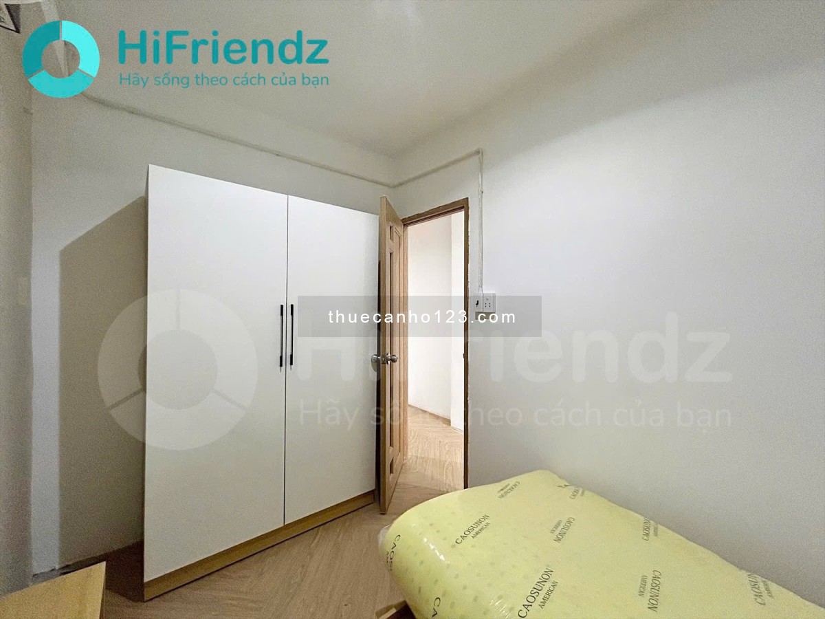 Cho thuê căn hộ 2Pn Ban công, máy giặt riêng Q1 gần cầu Nguyễn Văn Cừ, chợ Bến Thành, Nowzone