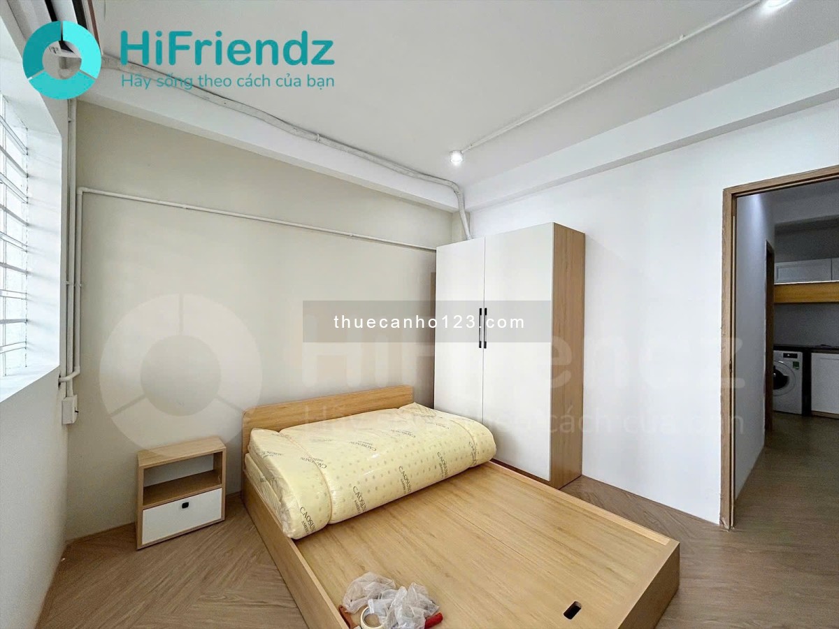 Cho thuê căn hộ 2Pn Ban công, máy giặt riêng Q1 gần cầu Nguyễn Văn Cừ, chợ Bến Thành, Nowzone