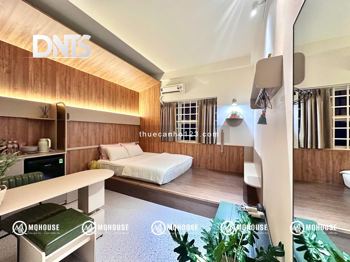 Căn Hộ Studio Nội Thất Trầm Gỗ - Cửa Sổ Thoáng Mát - Ngay Chợ Tân Định - Cầu Kiệu - An Ninh_Yên Tỉnh