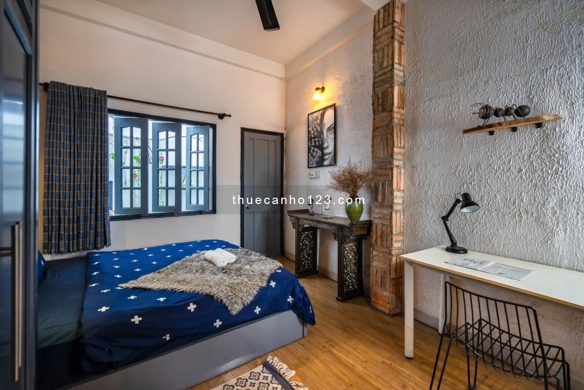 Cho Thuê Căn Hộ 1 Phòng Ngủ - Rộng 50m2 - Cửa Sổ Ban Công Thoáng Mát - Ngay Công Viên lê Văn Tám