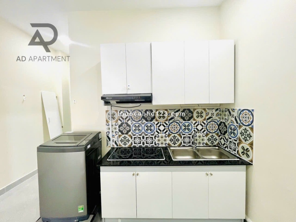 Balcony 1PN Máy Giặt Riêng, Thang Máy Style Hiện Đại Ngay Gần Vòng Xoay Điện Biên Phủ , Quận 1