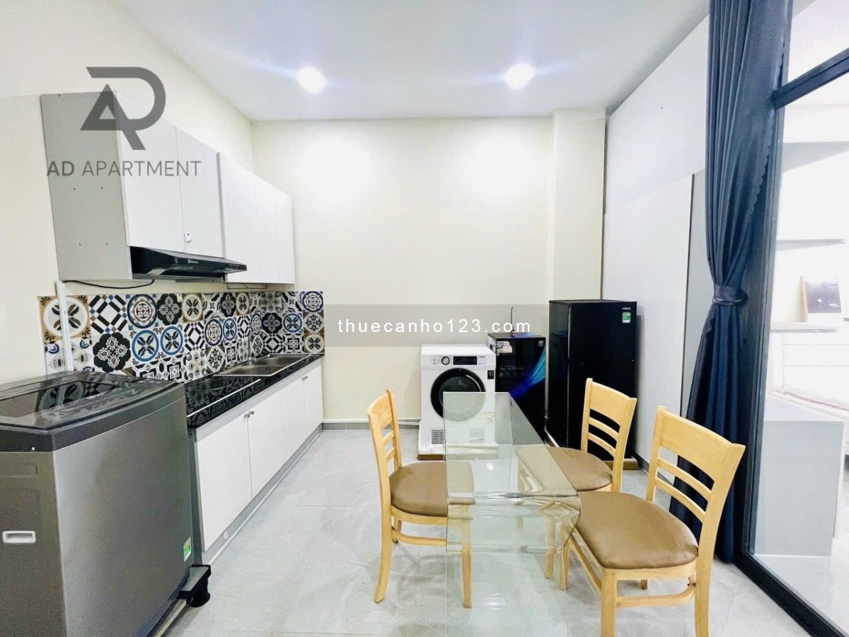 Balcony 1PN Máy Giặt Riêng, Thang Máy Style Hiện Đại Ngay Gần Vòng Xoay Điện Biên Phủ , Quận 1