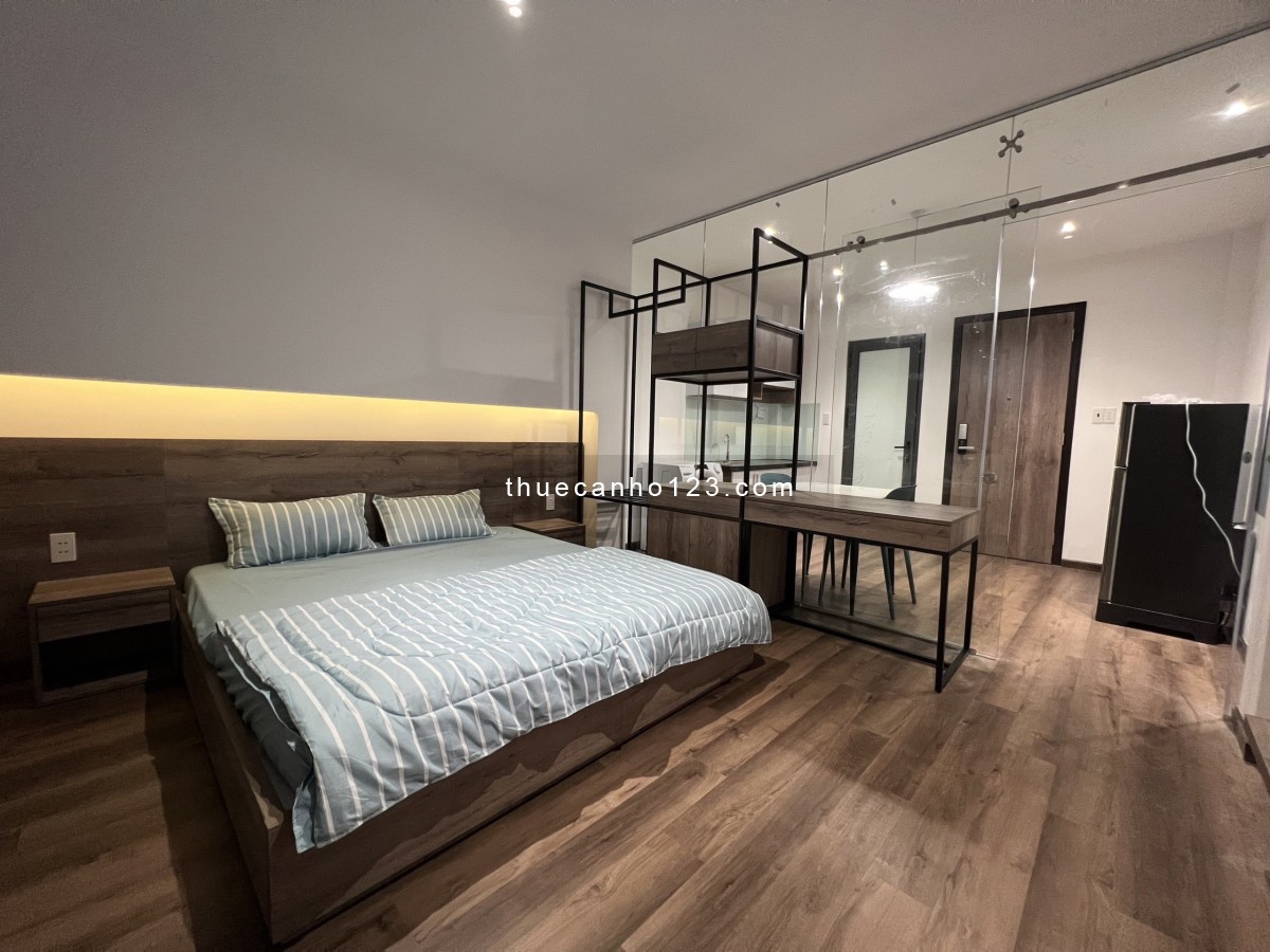 Cho thuê căn hộ 1PN Cửa sổ, máy giặt riêng Q1 gần cầu Calmette, cầu Ông Lãnh, chợ Bến Thành, Bitexco