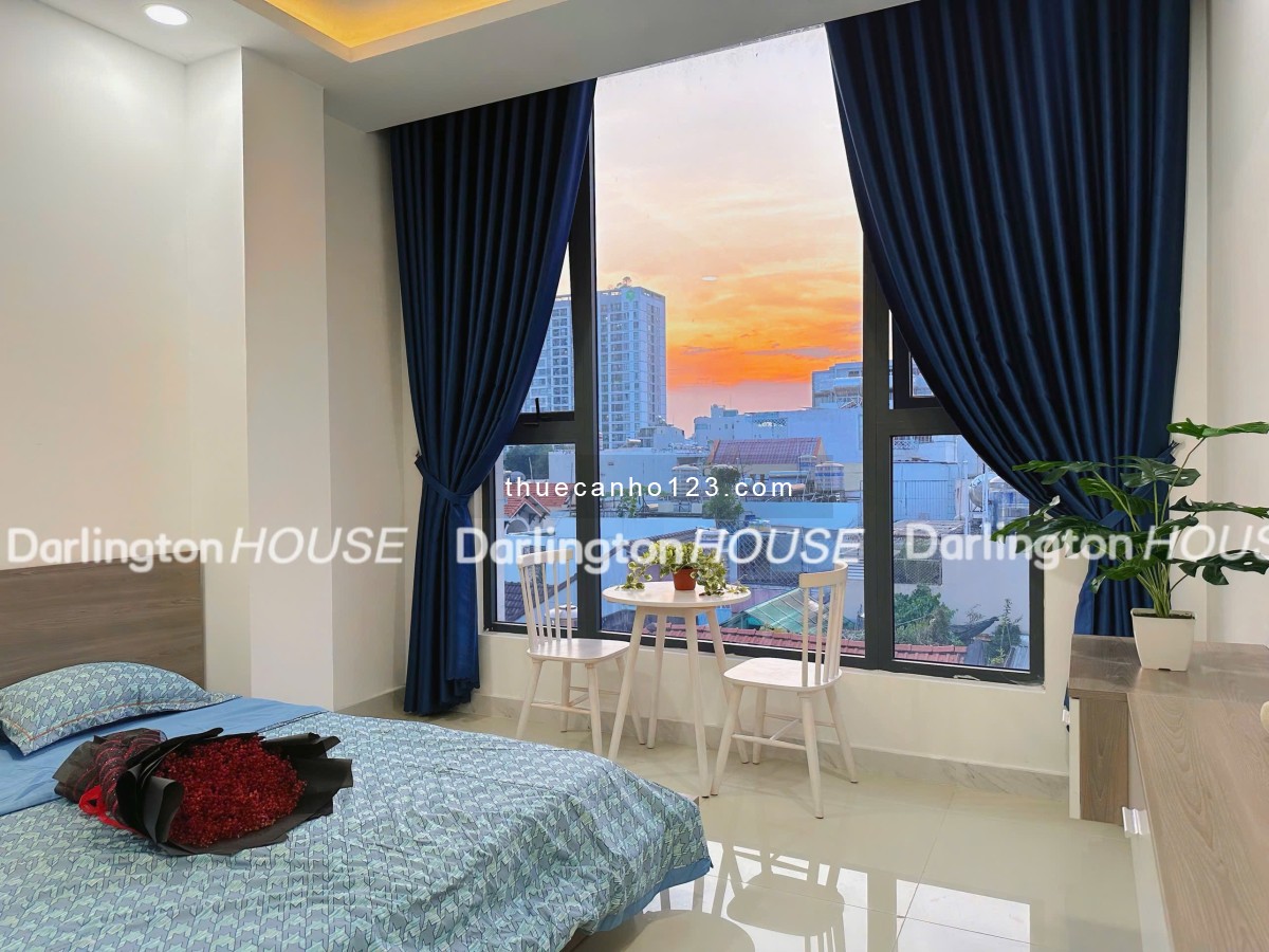 Căn hộ studio cửa sổ lớn view đẹp full nội thất gần sân bay, Hoàng Văn Thụ, phạm văn hai tân bình