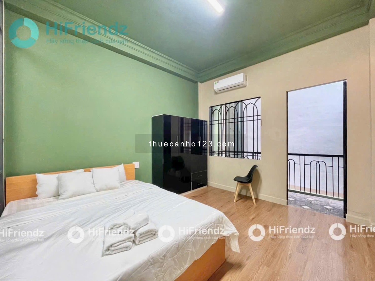 Cho thuê căn hộ 1 phòng ngủ full nội thất có ban công Tân Bình ngay nhà ga T3