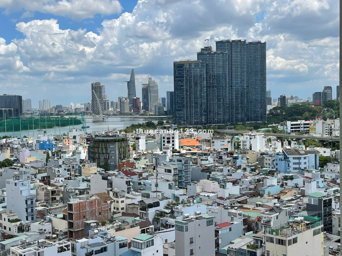 Cho thuê căn hộ 3 phòng ngủ lầu cao view sông tuyệt đẹp giá chỉ 40 triệu/tháng