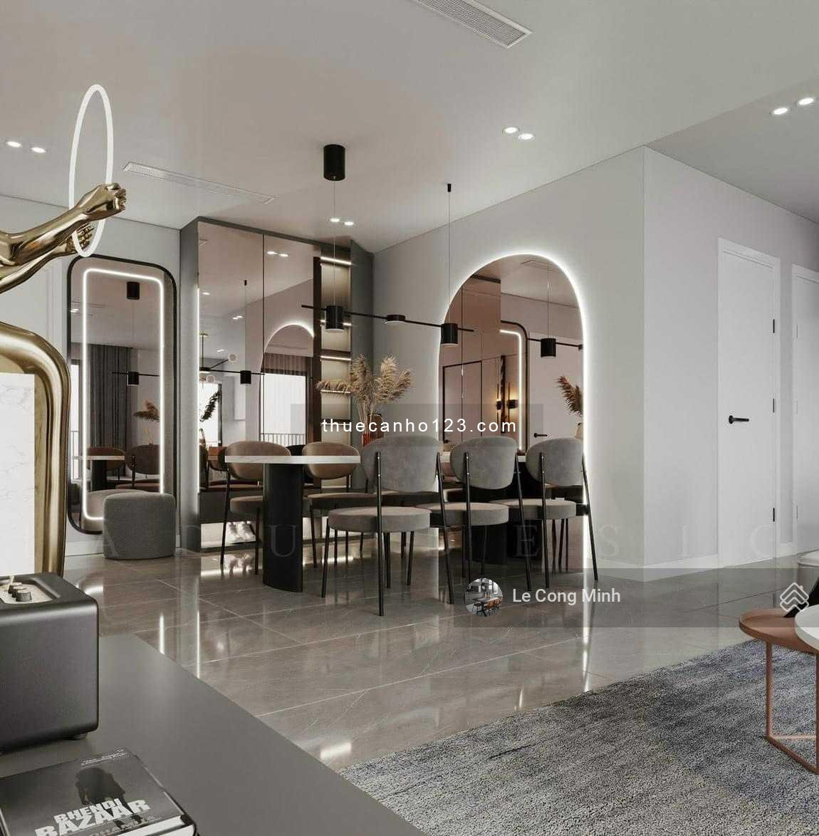 Cho thuê căn hộ cao cấp tại The Lancaster 3 phòng ngủ – 2WC, 22 triệu/tháng