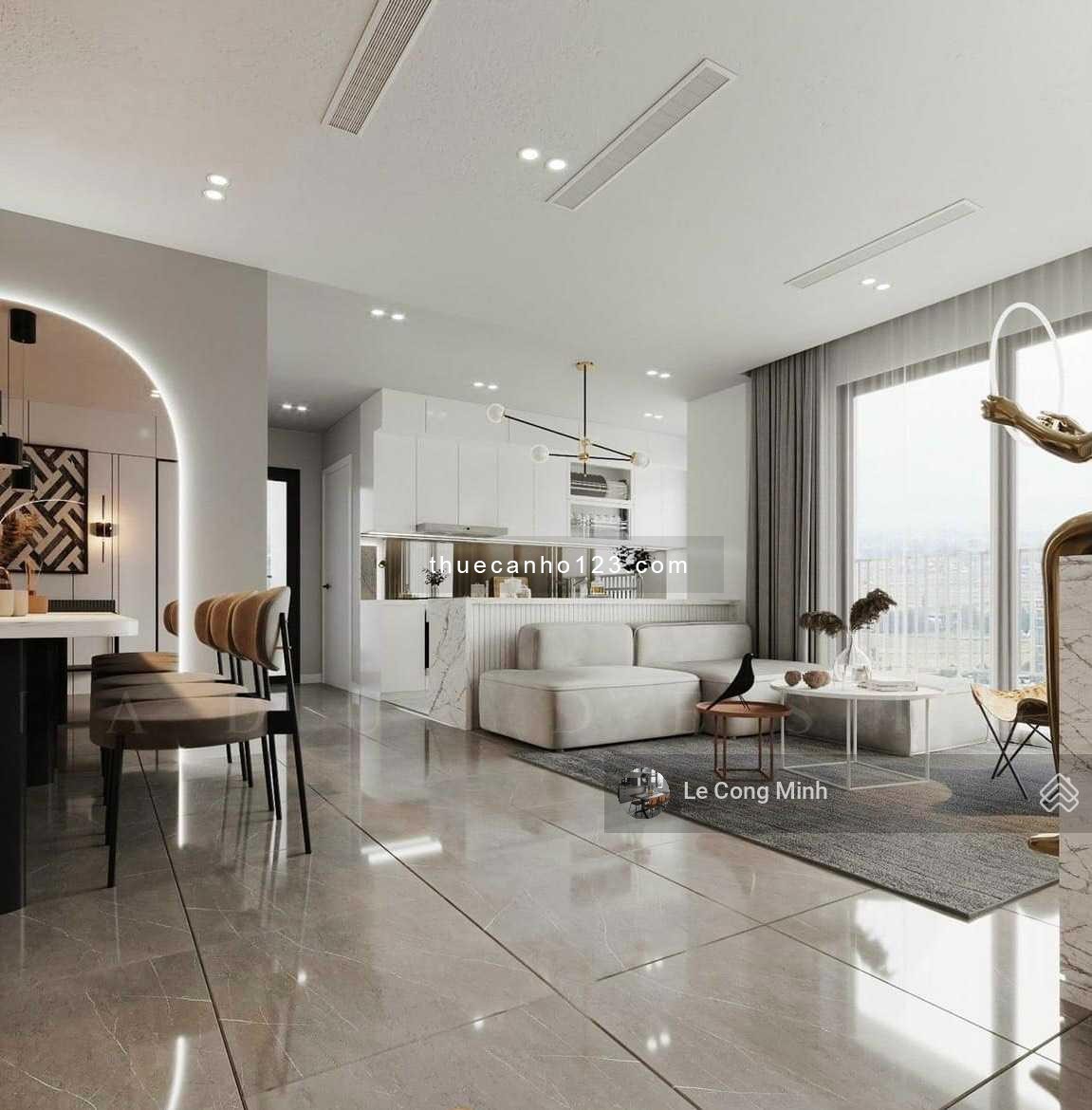 Cho thuê căn hộ cao cấp tại The Lancaster 3 phòng ngủ – 2WC, 22 triệu/tháng