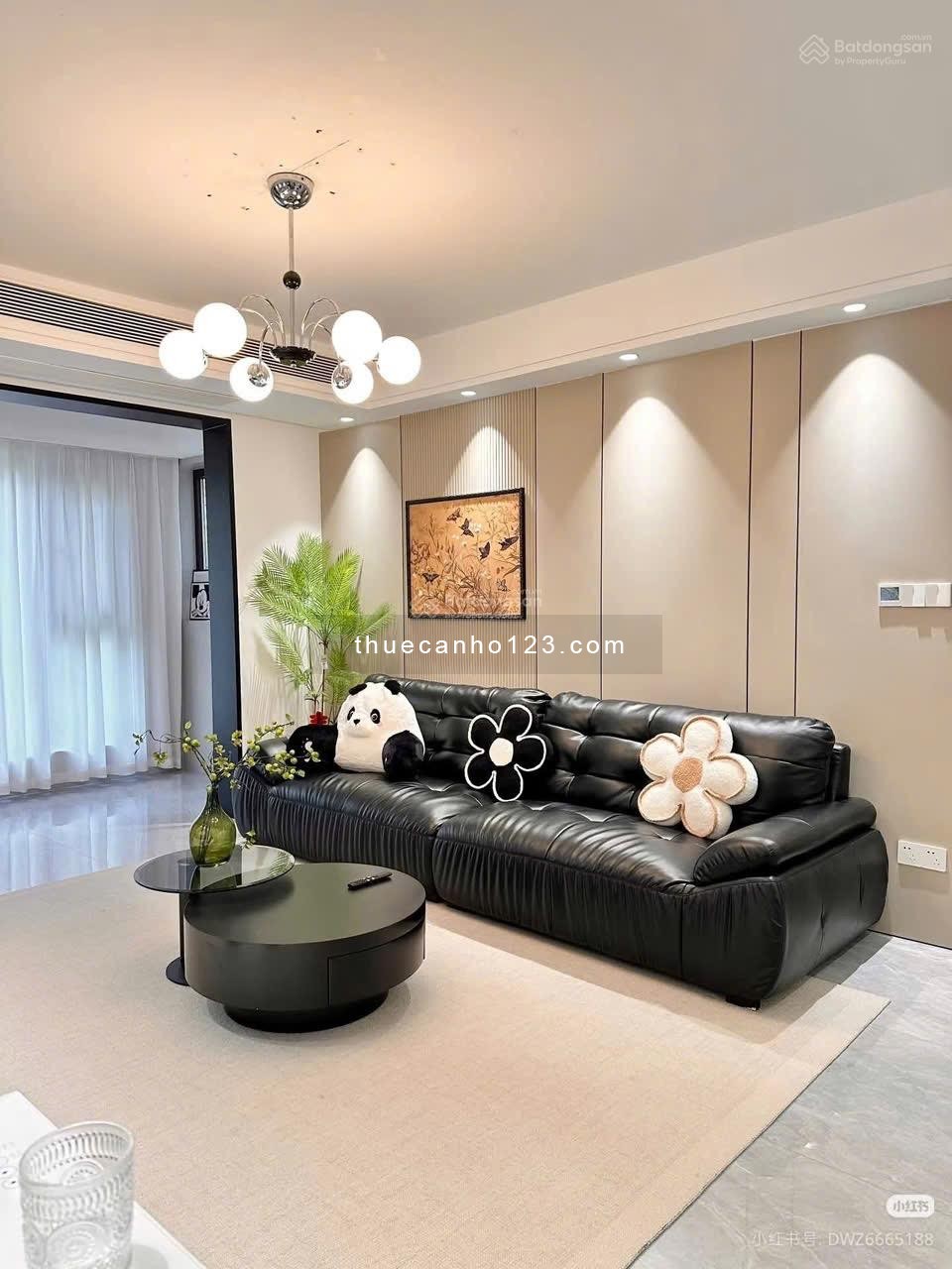 Cho thuê căn hộ 106m², thiết kế 3PN – 2WC, Full nội thất