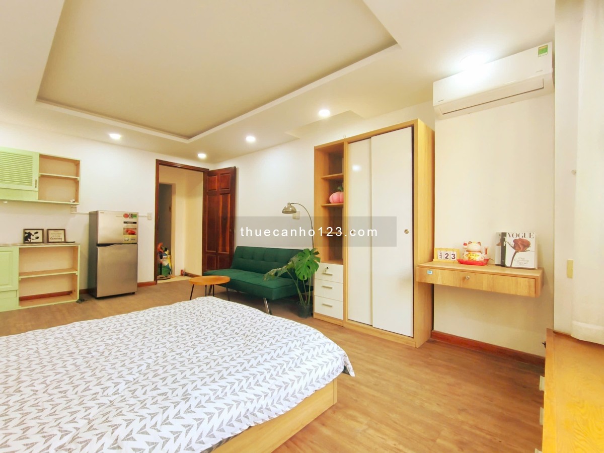 Studio full nội thất ban công gần cv hoàng văn thụ sân bay tân sơn nhất quận tân bình