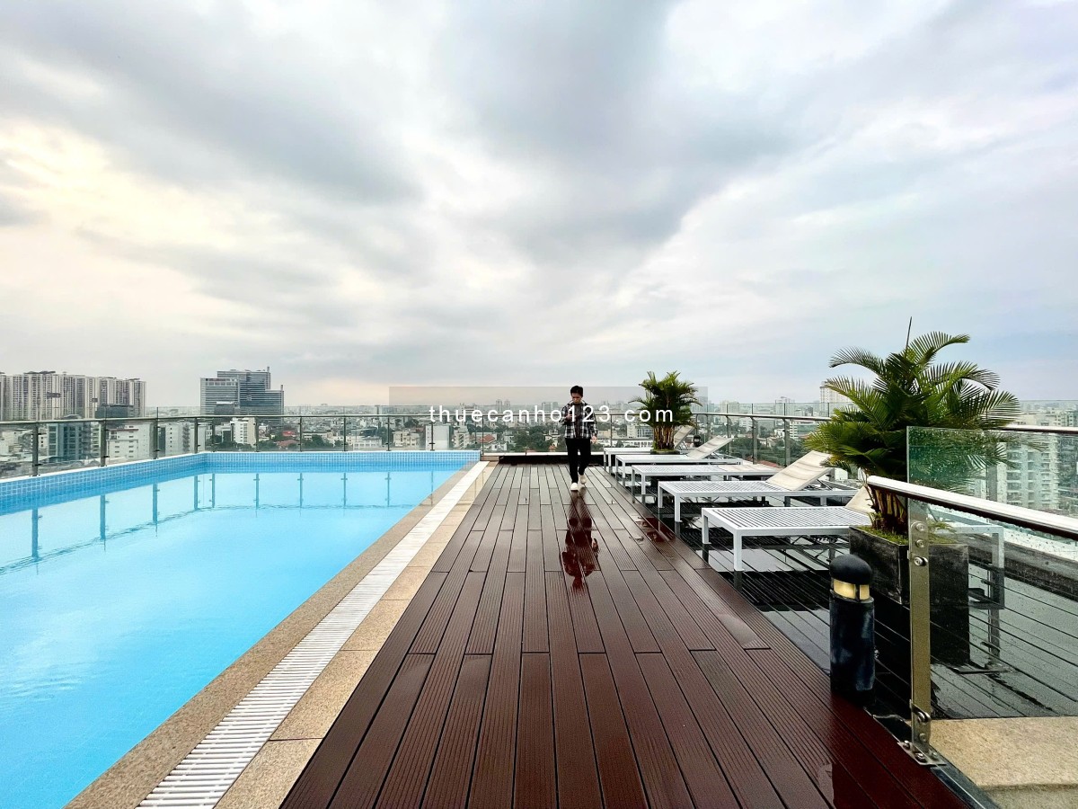 Cho thuê căn hộ Saigon Pavillon Bà Huyện Thanh Quan 3Pn2Wc Full Nội Thất Đẹp 31Tr Tel 0942811343