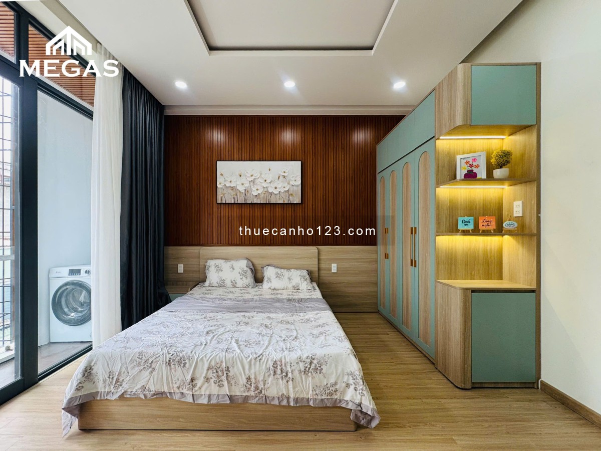 CĂN HỘ FULL NỘI THẤT - BAN CÔNG - MÁY GIẶT RIÊNG NGAY PHAN HUY ÍCH - EMART - BIG C TRƯỜNG CHINH