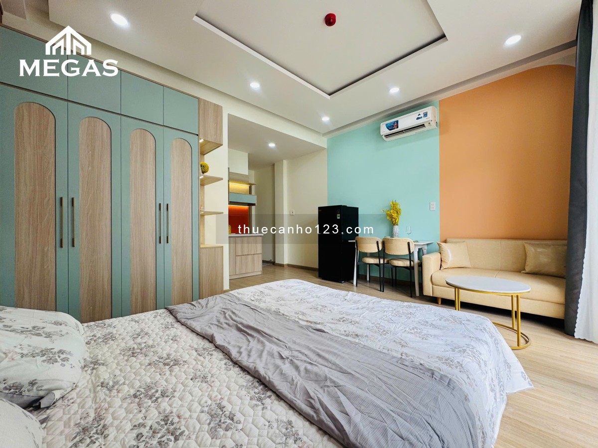 CĂN HỘ FULL NỘI THẤT - BAN CÔNG - MÁY GIẶT RIÊNG NGAY PHAN HUY ÍCH - EMART - BIG C TRƯỜNG CHINH