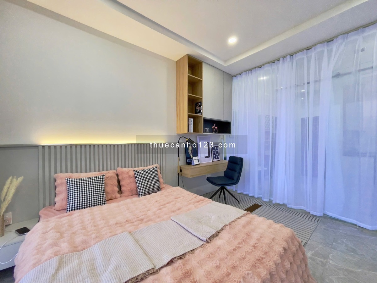 Cho thuê căn hộ 1PN Ban công, máy giặt riêng Q7 gần cầu Kênh Tẻ, cầu Tân Thuận, Lotte Mart