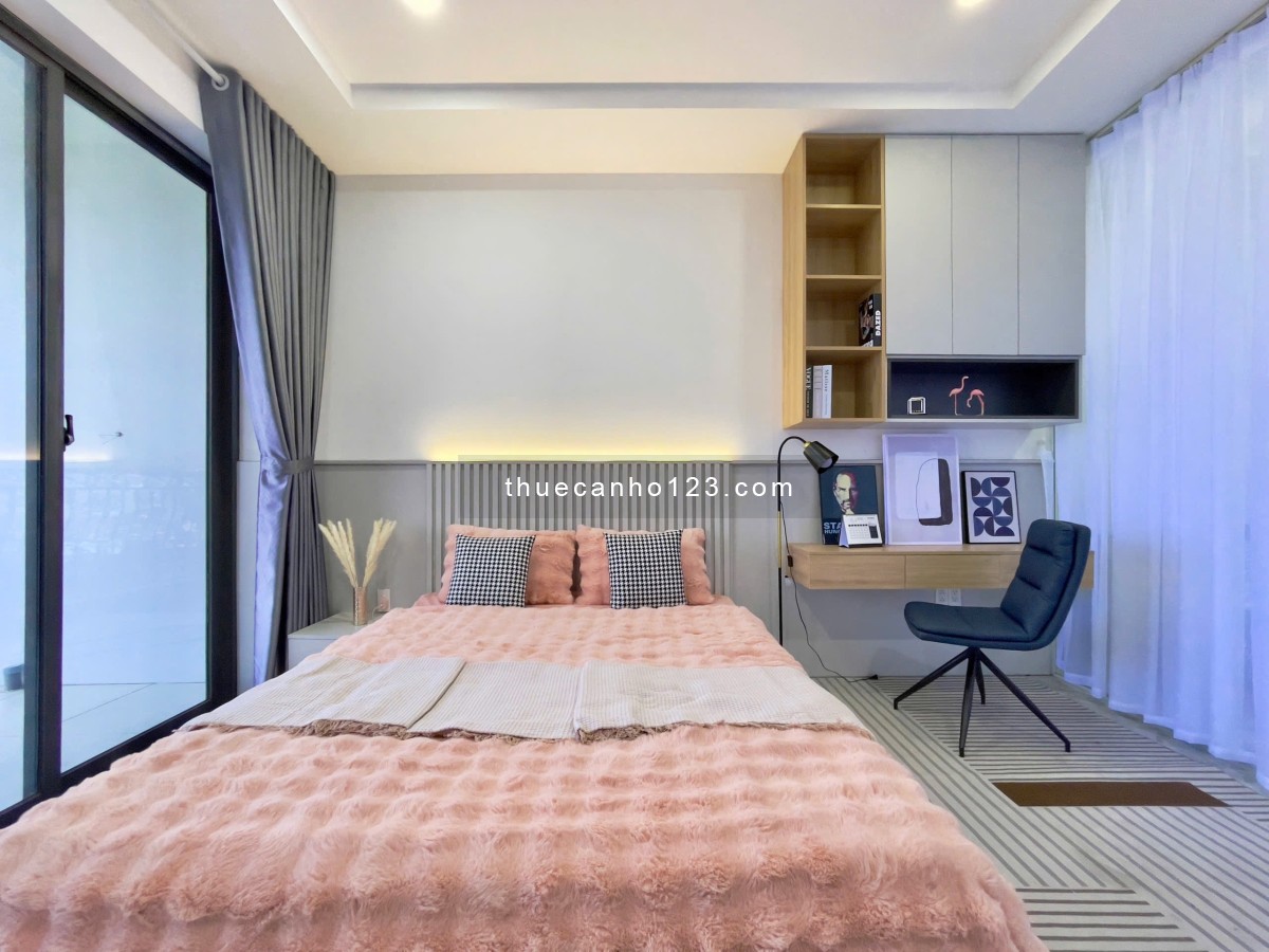 Cho thuê căn hộ 1PN Ban công, máy giặt riêng Q7 gần cầu Kênh Tẻ, cầu Tân Thuận, Lotte Mart