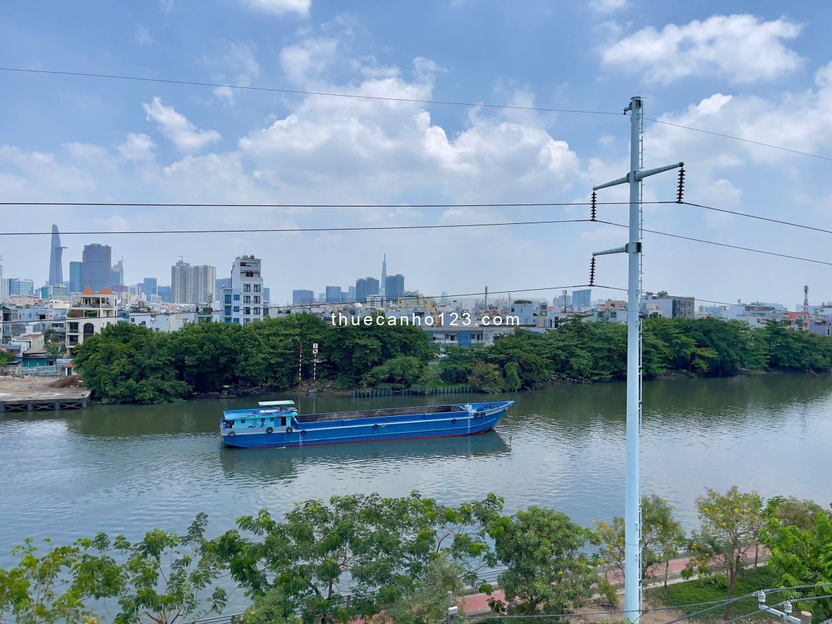 Cho thuê căn hộ 1PN Ban công, máy giặt riêng Q7 gần cầu Kênh Tẻ, cầu Tân Thuận, Lotte Mart