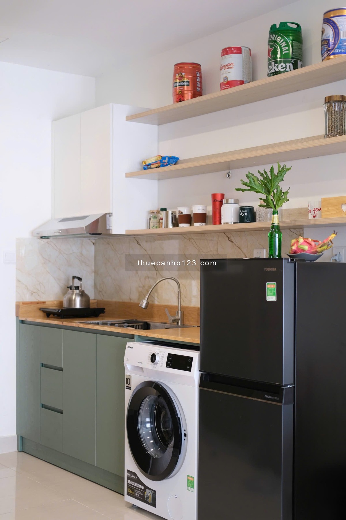 Căn hộ Studio 30,9m2 Full nội thất Luxury - Tầng trung, View nội khu.