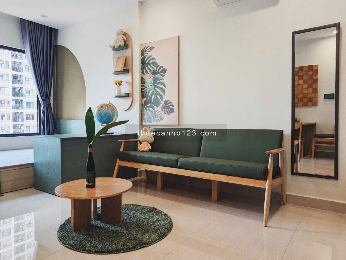 Căn hộ Studio 30,9m2 Full nội thất Luxury - Tầng trung, View nội khu.