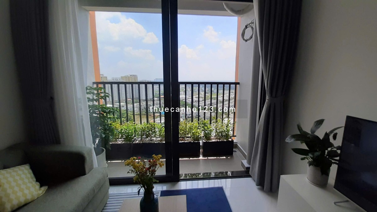Safira 2PN-2WC, Full nội thất, căn góc, lầu 19, view thoáng.