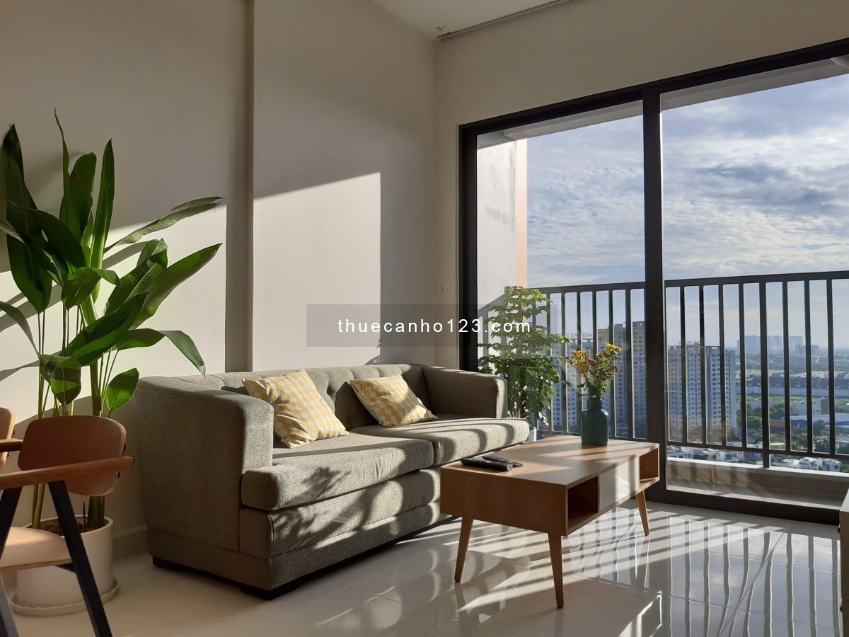 Safira 2PN-2WC, Full nội thất, căn góc, lầu 19, view thoáng.