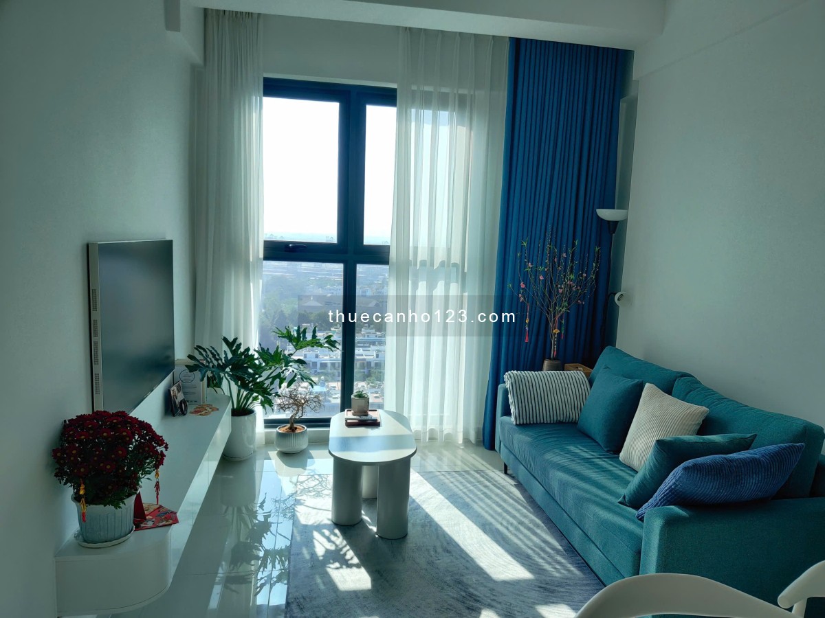 2pn-2Wc, Full nội thất, căn góc, lầu 18, view sông và cảng.