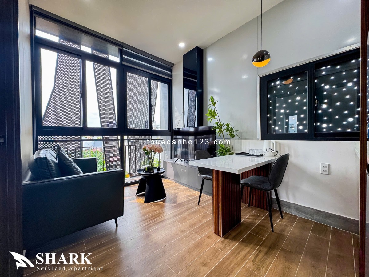 Căn hộ 1pn ban công full nội thất rộng 40m2 gần sân bay Tân Sơn Nhất, Lăng Cha Cả quận Tân Bình