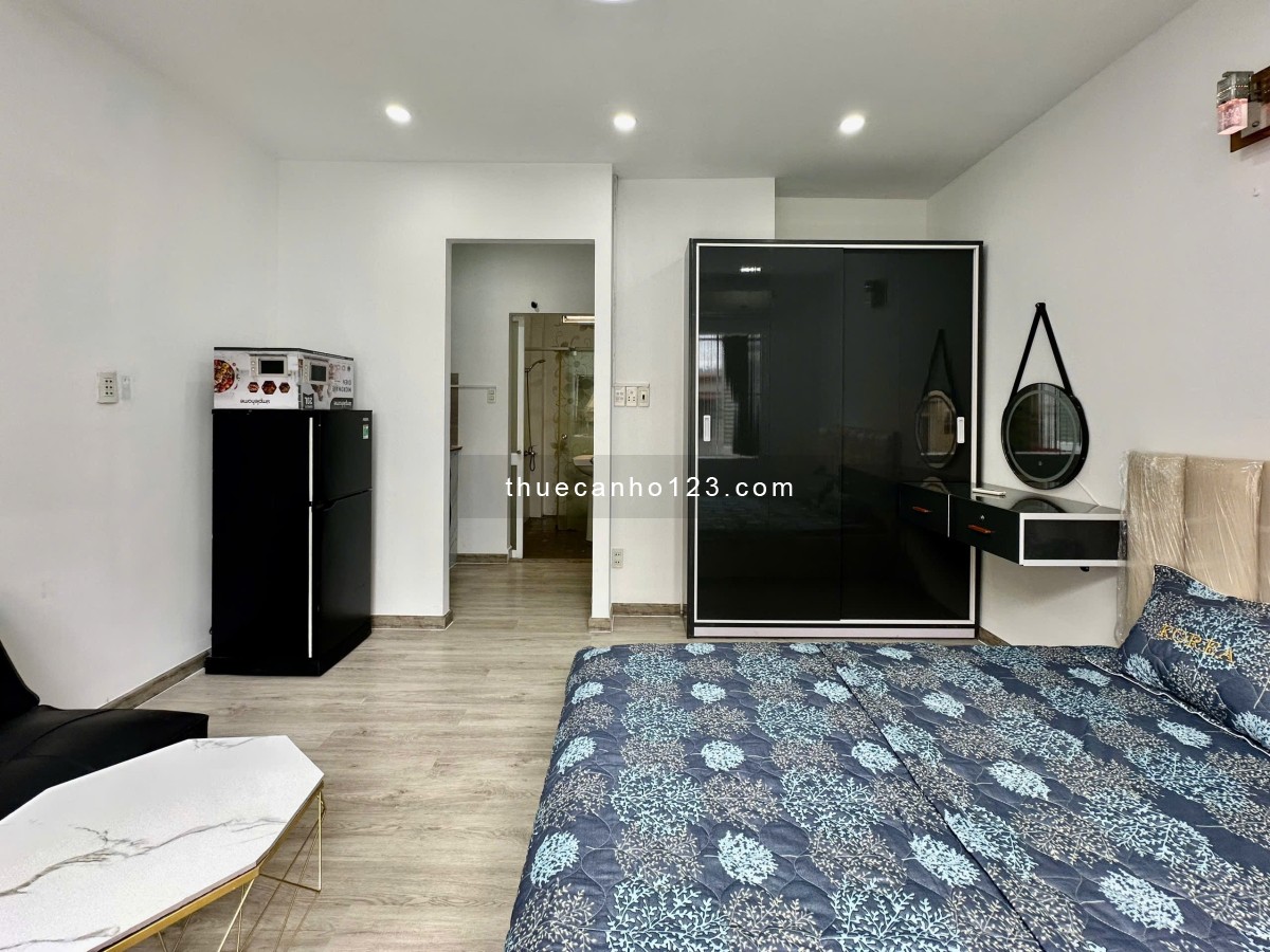 Cho thuê căn hộ Studio Tách bếp, cửa sổ Q1 gần Nhà thờ Đức Bà, cầu Ba Son, Bitexco, cầu Thị Nghè