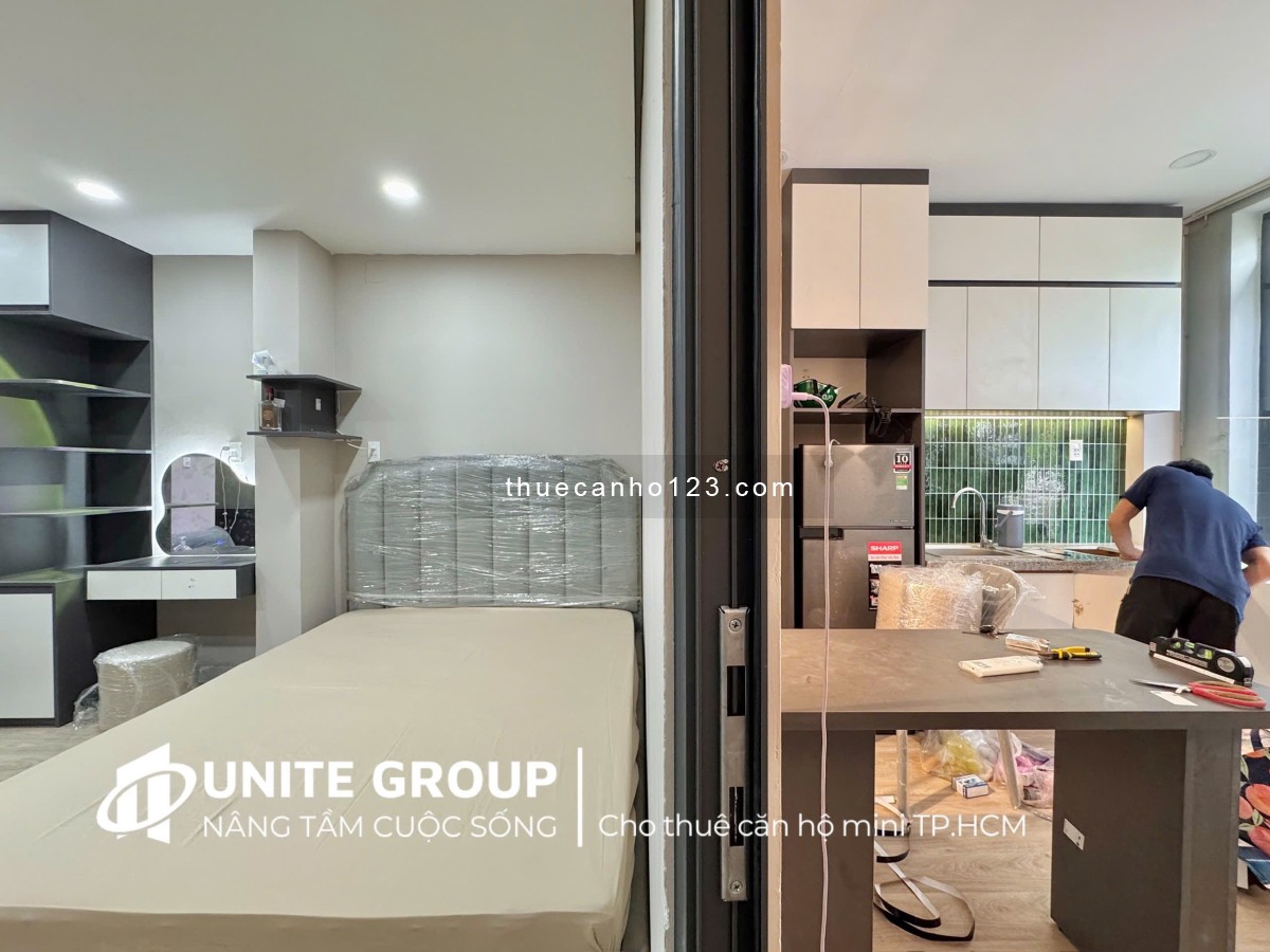 Căn Hộ 1PN Tách Bếp Sân Vườn Lớn 45m2 Cạnh Bờ Kè Hoàng Sa_Vòng Xoay Dân Chủ_Viettel Tower_Quận 3