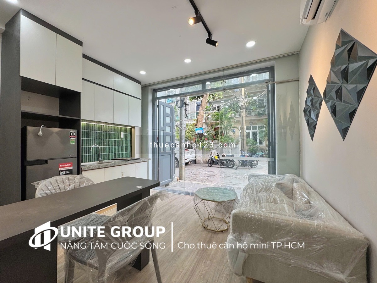 Căn Hộ 1PN Tách Bếp Sân Vườn Lớn 45m2 Cạnh Bờ Kè Hoàng Sa_Vòng Xoay Dân Chủ_Viettel Tower_Quận 3